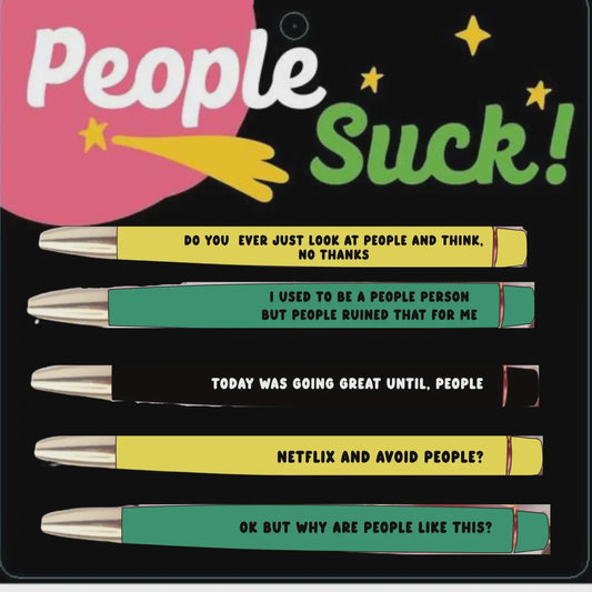 People Suck Pen Set