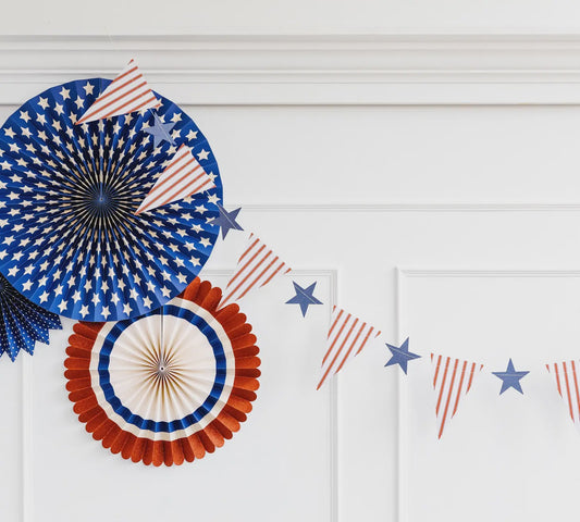 Red, White, and Blue Star Banner