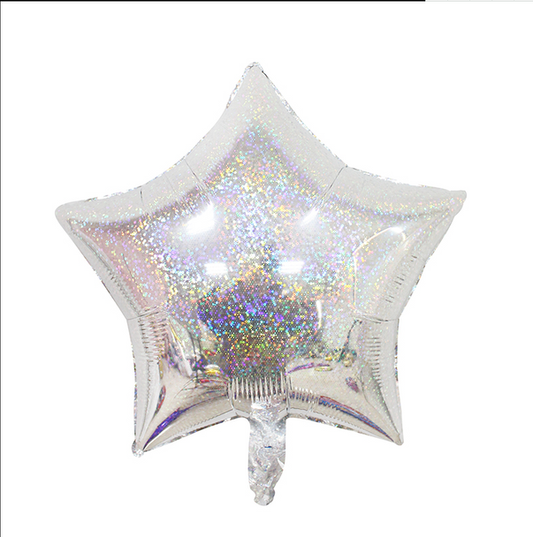 Foil Star - Silver Holographic