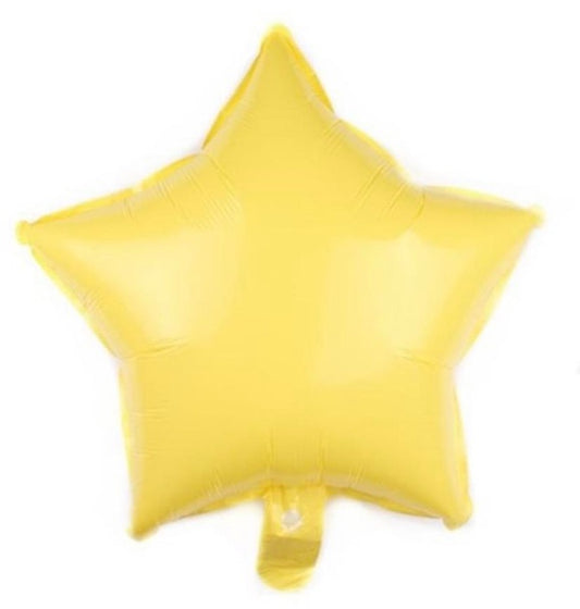 Foil Star - Pastel Yellow