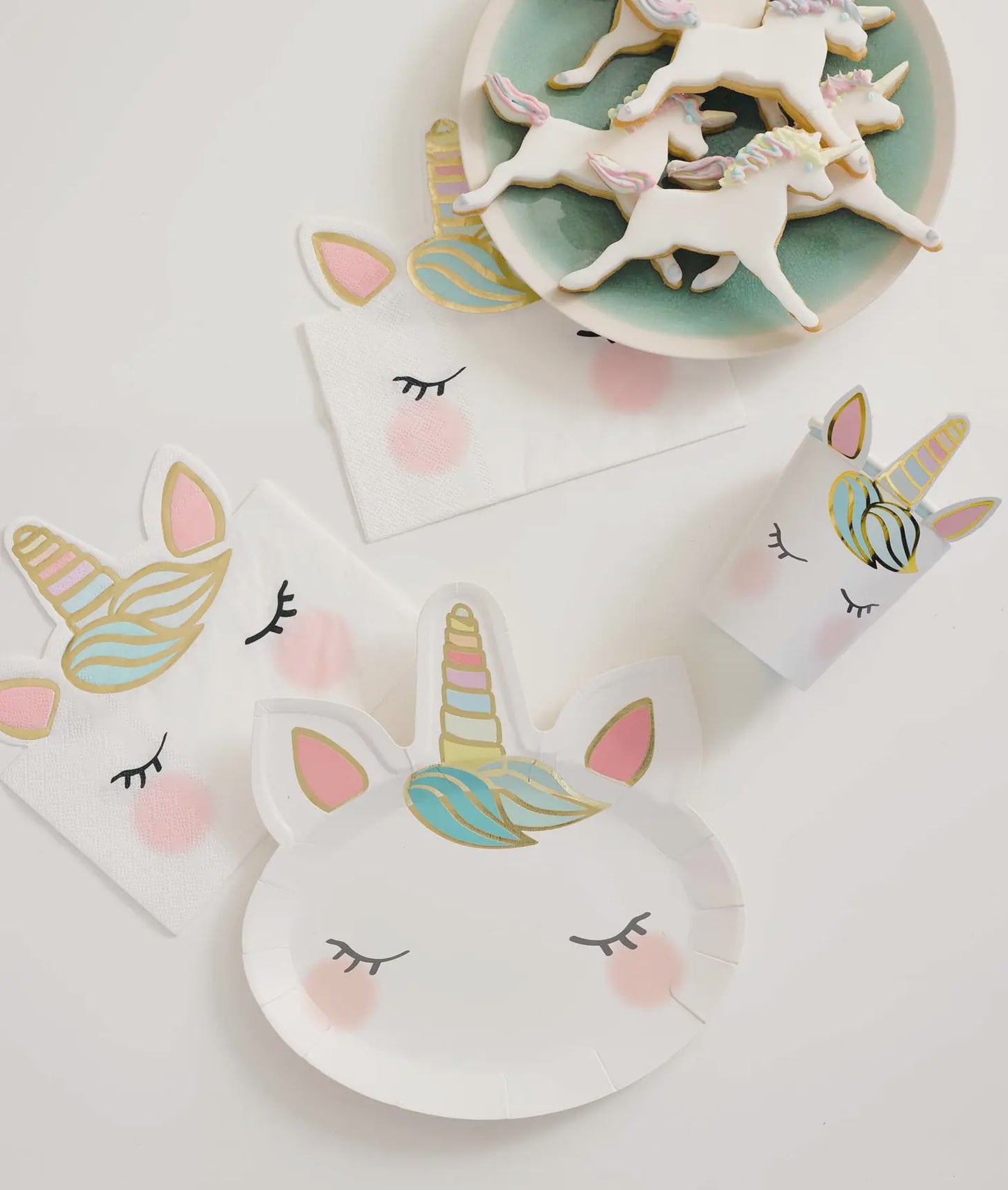 Unicorn Plates 8pk