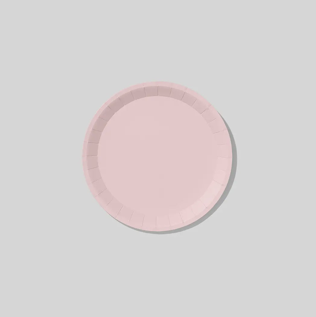 Pale Pink Dessert Plates 10pk