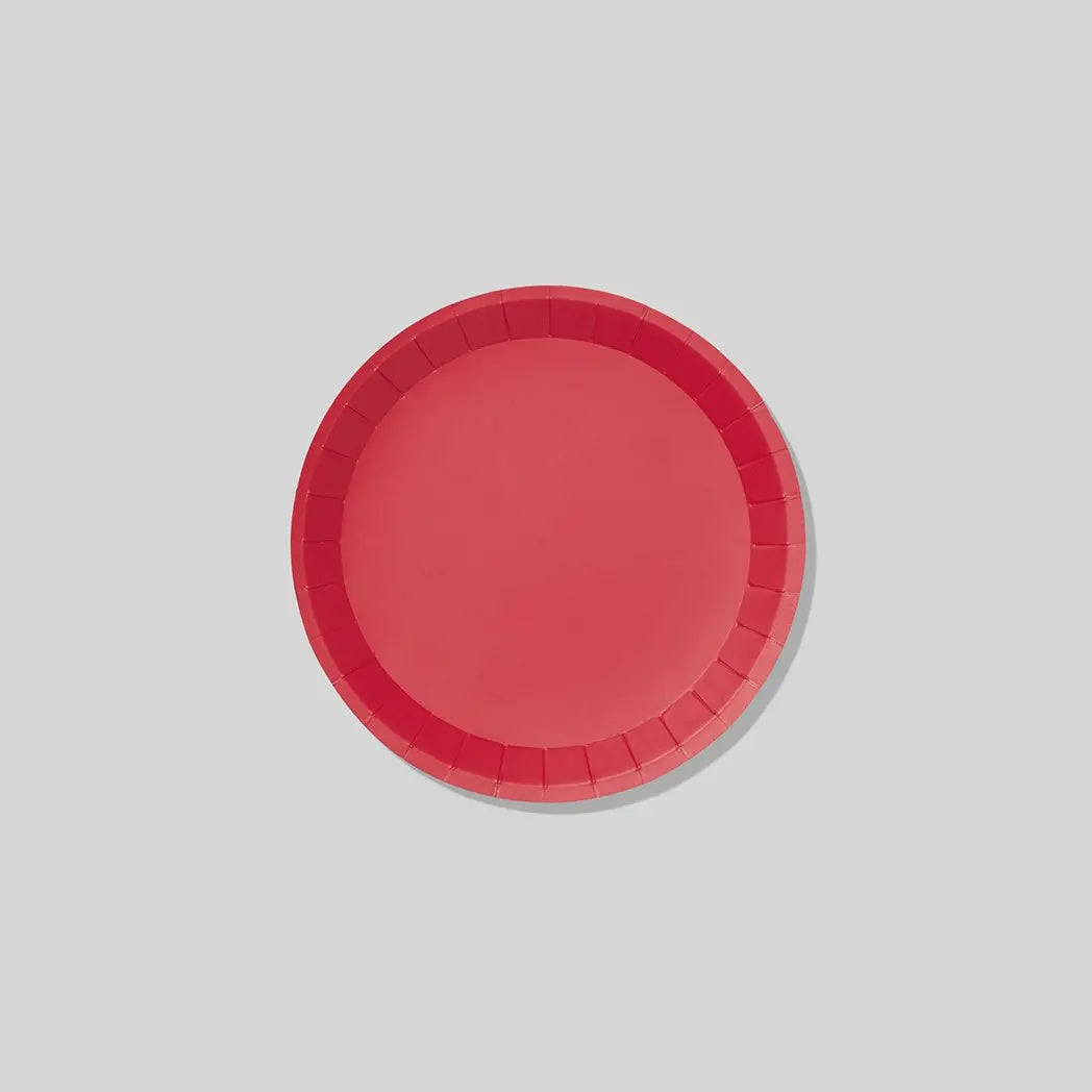 Red Dessert Plate 10pk