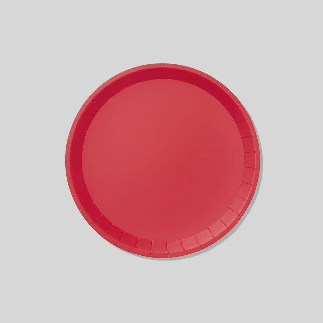 Red Dinner Plates 10pk