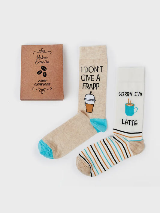 2 Pairs Unisex Coffee Gift Socks
