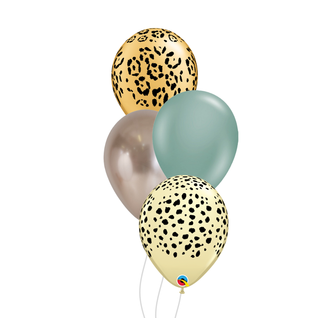 Balloon Helium Bouquet - Boho Safari Themed