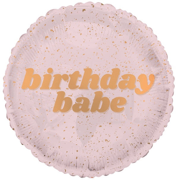 Foil Standard - Birthday Babe Helium Balloon