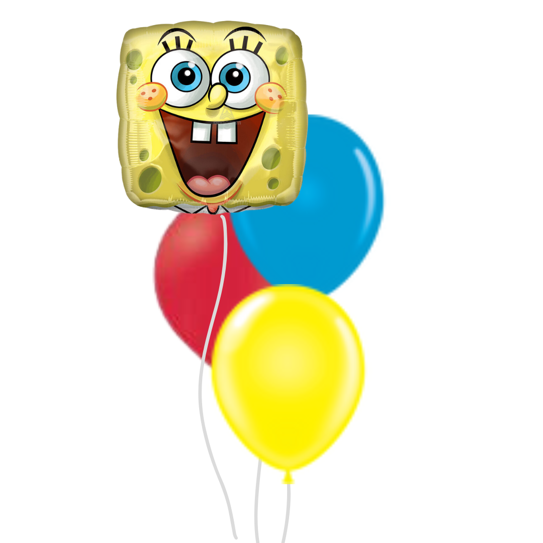 Balloon Helium Bouquet - Spongebob Theme